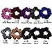 20 Pack Scrunchies for Girls Soft Velvet Hair Scrunchies Chiffon Flower Ponytail Holder Elastic Hair Bands Hair Ties Hair Accessories for Women Teens