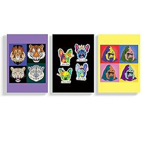 3 Panel Pop Colorful Art Painting Wall Decor...