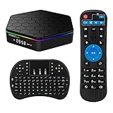 T95Z Plus Android TV Box Android 6.0 Marshmallow Amlogic S912 2GB DDR3 16GB EMMC Octa Core 4K 2.4G/5G Dual Band Wifi Bluetooth TV Box with Mini Wireless Keyboard Touchpad