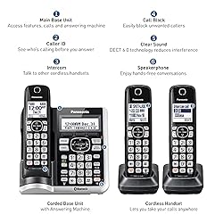 Panasonic Link2Cell Bluetooth Cordless Phone System