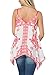 Dearlovers Women Tribal Printed Casual V Neck Loose Summer Camis Tank Tops Large Size White