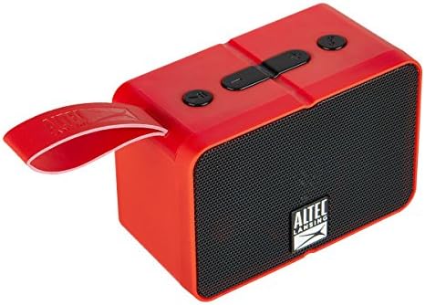 altec lansing red speaker
