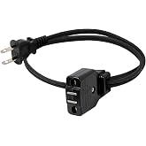 09982 Deep Fryer Magnetic Power Cord Compatible with Presto FryDaddy Fryers | Power Cord Replacement Compatible with Granpappy Electric Fryers, 120V, 15A Replacement Part Number 9982 85691