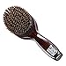 Torino Pro Wave Brush #1160 - By Brush King - Medium Soft Oval Palm/Military with Long Handle 360 Waves Brush