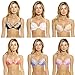 Just Intimates B40013-B-32A Women's Bras (Pack of 6)