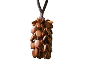 Natural Lysidice brevicalyx Fruit Shell Rattle Natural Seed Shell Hand-cranked Bells, Handcrafted Decorative Pendants, Used f