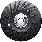 Benchmark Abrasives 4 1/2 Inch Sanding Disc Backing Pads, Resin Fiber Disc Polishing Pad for Grinding, Sanding, Stripping on Wood, Metal, 7/8" Arbor - Angle Grinder Attachments - Grinder Sanding Pad