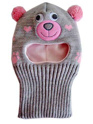 Frost Hats Warm Fleece Lined Toddler Balaclava M-BAL-BEARG Gray