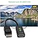 FEMORO DisplayPort to HDMI Adapter Converter 4K, Display Port DP to HDMI Adaptor Male to Female Compatible with Computer, Desktop, Laptop, PC, Monitor, Projector, HDTV - Black