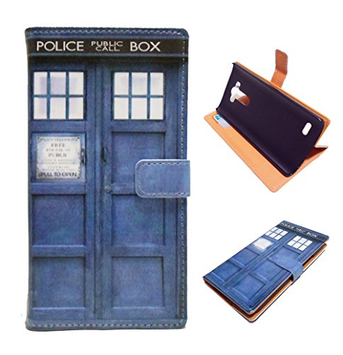 G4 case, lg g4 wallet case - tardis blue police call box pattern …