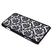 Moonmini Baroque Retro Court Lace Pattern Texture Hard Plastic Clear Case for Apple iPhone 6 / Apple iPhone 6S 4.7 inch Damask Black