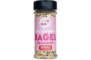 Yummmy! Bagel Seasoning – Natural Everything Bagel Seasoning – No Fillers or Preservatives – Everything Bagel Spice with Pink Himalayan Salt, Sesame, Onion, Garlic 8 oz. (Pack of 1)