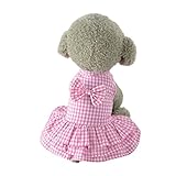 Kwok 2017 New Arrival Cute Sweet Pet Puppy Dog Apparel Clothes Short Skirt Dress (S, Pink)