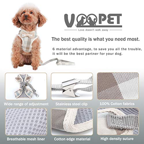 voopet Easy to Put On & Take Off Dog Harness, Puppy Padded Mesh Front