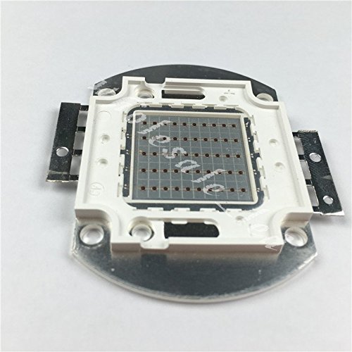 Led World 50W Deep Red 660nm -665nm high power LED Lamp Bead Chip for plant light DIY