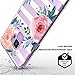 Galaxy S9 Case, Galaxy S9 Cover, MOSNOVO Girls Blossom Stripes Floral Flower Pattern Clear Design Transparent Hard Back Case with Soft TPU Bumper Protective Case Cover for Samsung Galaxy S9 (2018)