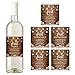Printed Party Marriage Milestones, Rustic Wedding Firsts, 5 Wine Bottle Labels