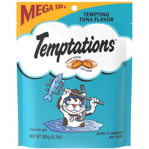 WHISKAS CAT TREATS, TEMPTING TUNA FLAVOR, 6.35-OZ. (PACK OF 4)
