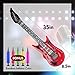 HomeMall 10 Pack Inflatable Guitar Toy, 35 Inch Rock Star Inflatable Electric Colorful Guitar, Rock 'N Roll Party Favor for 80s 90s, Children’s Birthday Party Decorations and Karaoke Party