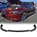 Front Bumper Lip Compatible With 2009-2015 Nissan Maxima | ST Style Black PU Front Lip Finisher Under Chin Spoiler Add On by IKON MOTORSPORTS | 2010 2011 2012 2013