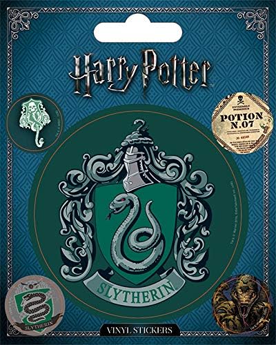 Wizarding World, PS7391, Harry Potter - Slytherin Vinyl Sticker, Multi-Color, 10 x 12.5cm