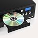 Innovative Technology Surround Retro Bookshelf Home Speaker Set of 2 Blackweb (ITCDS-5000-BLACKWEB)