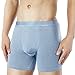 Separatec Men's 3 Pack Micro Modal Separate Pouches Comfort Fit Boxer Briefs (L,Blue)