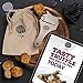 5☆ Truffle Slicer & Chocolate Shaver with Chic Fabric Bag, Recipe E-Book & PDF User Guide. Trim Those Truffles! Also Shaves Cheese, Garlic, Mushrooms & Veg! Premium Stainless Steel & Adjustable Blade