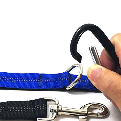 Pet Fit For Life Premium Hands Free Dog Leash For Running or Walking - All Purpose Dog Leash Bonus Soft Foam Rubber Handle - Reflective Dog Leash - Medium to Large Dogs (Renewed)