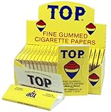 Top Rolling Papers - 70mm Single Wide Cigarette Papers - Full Box (24 Booklets)