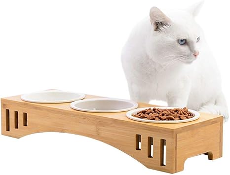 Petacc Pet Feeder Elevated Pet Bowls Eco Friendly Dog Dish