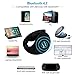 Earmuff Headphones,WU-MINGLU Bluetooth Earmuffs,Wireless Music Over-Ear Headsets Ear Warmer,Foldable Soft Earmuffs,Ear Muffs for Winter Outdoor Men Women (Black)