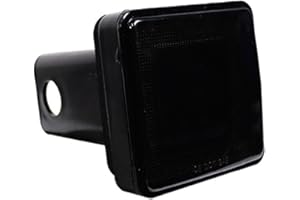 LED Trailer Hitch Cover with Backup Light Compatible With Chevy Ford GMC Dodge Subaru Truck SUV 2" Hitch Receiver 4 Way Plug(