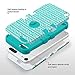 iPod Touch 6 Case,iPod 6 Cases,ULAK Anti Slip Anti-Scratch iPod Touch Case Shockproof Protective Cover with Hybrid High Soft Silicone + Hard PC Case(Wave Pattern/Blue)