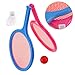 Badminton Racket Set for Kids, Toddlers with 2 Paddles, Ball and Birdie - Junior Kindergarten Student Outdoor Sports Tennis Racquet Play Game Beach Toys (2 Pack)