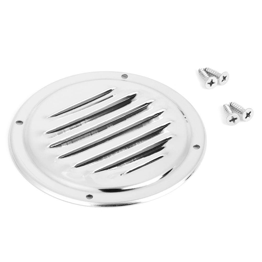 vent louvre grille Louvered Ventilator Grill, Marine Grade Stainless Steel Round Air Vent Louver Vent Grille Louvered Ventilator Grill Cover