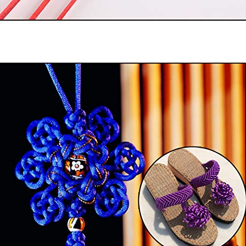 12 Colors 130 Yards 2.0mm Satin/Rattail Silk Cord Nylon String Nylon Beading String for Necklace Bracelet Beading Cord - Thumbnail 2
