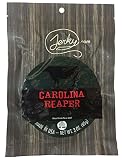 Jerky.com's Carolina Reaper Beef Jerky - Hottest Jerky in the World - All-Natural, No Added Preservatives, No Added Nitrites or Nitrates - 3 oz.