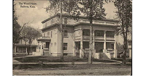 The Wood House Baldwin Kansas Ks Original Vintage Postcard At Amazon S Entertainment Collectibles Store