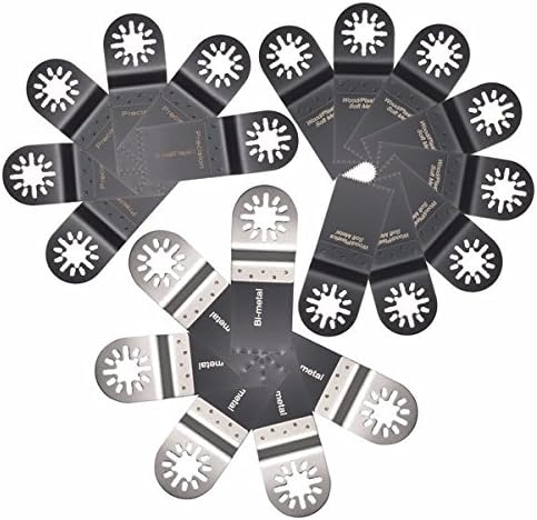 20pcs Mix Saw Blades Kit Multi Tool Saw Blade Accessories Matching Set