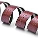 Weanas Bike Handlebar Tape PU Leather Road Bicycle Handlebar Grip Wraps Bar Tapes with Bar End Plugs - 2PCS Per Set, Brown
