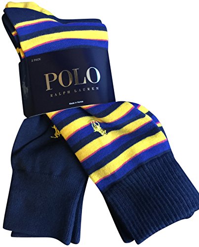 Polo ralph lauren men s dress socks 2 pack navy blue
