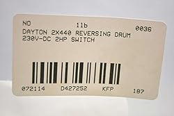 NEW DAYTON 2X440 REVERSING DRUM SWITCH 230V-DC