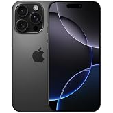 Apple iPhone 16 Pro Max, 256GB, Black Titanium - Unlocked (Renewed)