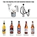 OneBom Beer Keg Coupler, for US Domestic Sankey Keg with Black Lever Handle (D - System)