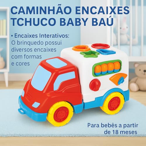 Caminhão de Brinquedo Caçamba Educativa com Encaixes Colorido Brinquedo Educativo Para Bebe 1 ano