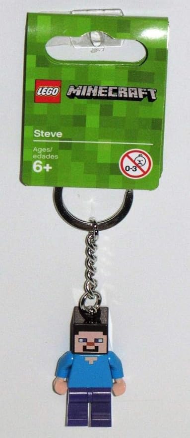 lego minecraft keychain