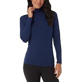 32 Degrees Women's Cozy Heat Base Layer Mock Neck Top - Thermal Long Sleeve Shirt for Winter Layering