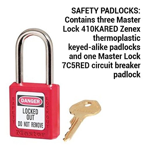 Master Lock Lockout Tagout Kit, Electrical Lockout Kit with