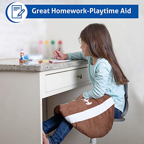 FRIENDLY CUDDLE Football Weighted Lap Pad for Kids 5 lbs. Sensory